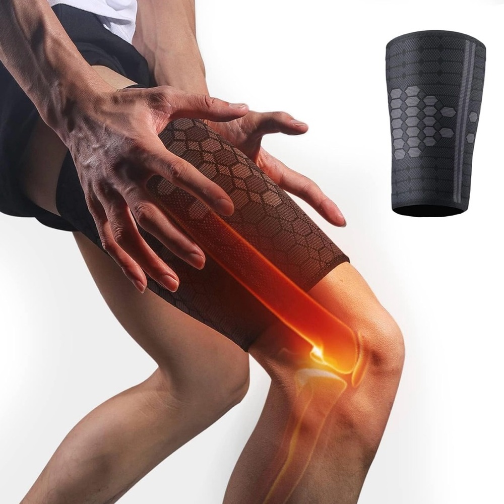 NWOT Compression Leg Support Sleeve | Hamstring & Quad Pain Relief | Size M